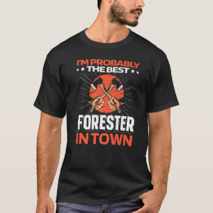 T-shirt Forester Ax - Timberjack Logger Lumberjack Premiu