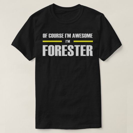 T-shirt Forester génial (Design devant)
