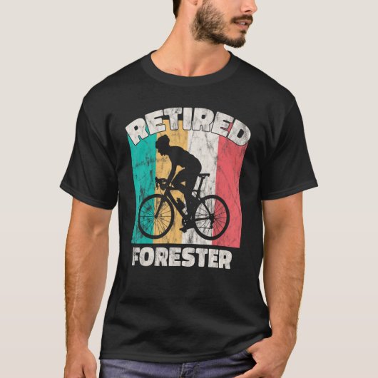 T-shirt Forester retraité (Devant)
