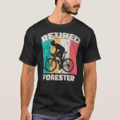 T-shirt Forester retraité (Devant)