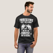 T-shirt Foresterie Temps De Récupérer Forestier (Devant entier)