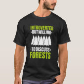 T-shirt Forestry Introverted Forester (Devant)