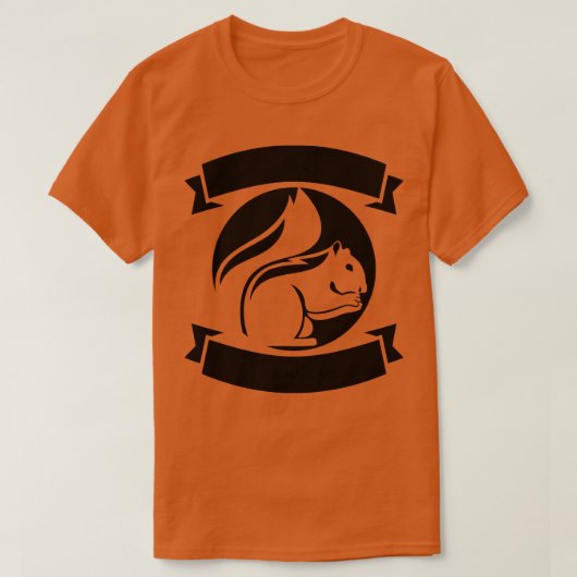 T-shirt Forêt animale d'écureuil (Design devant)