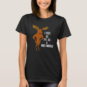 T-shirt Forêt canadienne d'orignal Frais de camping nation