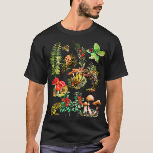 T-shirt Forêt, champignons sauvages