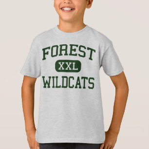 T-shirt Forêt - chats sauvages - lycée - Ocala la Florid