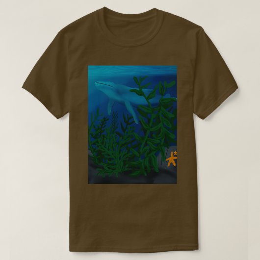 T-shirt forêt d'algues (Design devant)