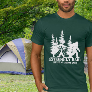 T-shirt Forêt de camping BigFoot extrêmement rare drôle pe