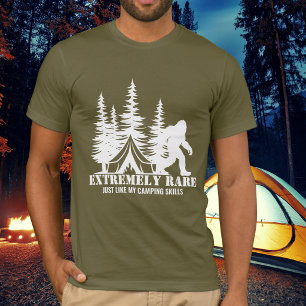 T-shirt Forêt de camping BigFoot extrêmement rare drôle pe