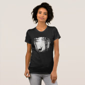T-shirt Forêt de cerfs faune (Devant entier)