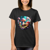 Forêt de champignons de fées magiques