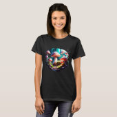 T-shirt Forêt de champignons de fées magiques (Devant entier)