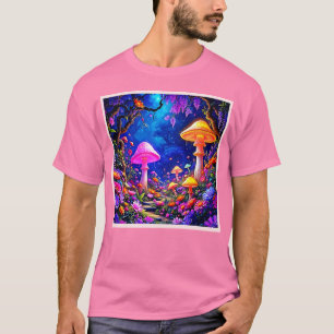 T-shirt Forêt de champignons enchantée