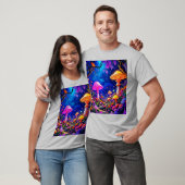 T-shirt Forêt de champignons enchantée (Unisexe)