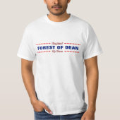T-shirt FORÊT de DOYEN - ma maison - l'Angleterre ; Coeurs (Devant)
