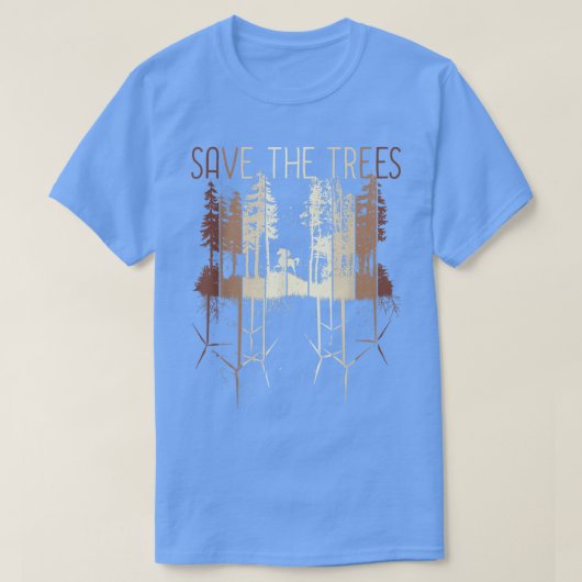 T-shirt Forêt de Fairytale Conservation de la nature Vent (Design devant)