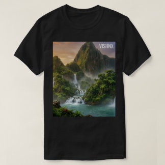 T-shirt Forêt de fantasy majestueuse et esthétique de casc