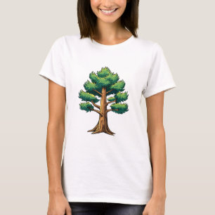 T-shirt Forêt de feuillus persistants