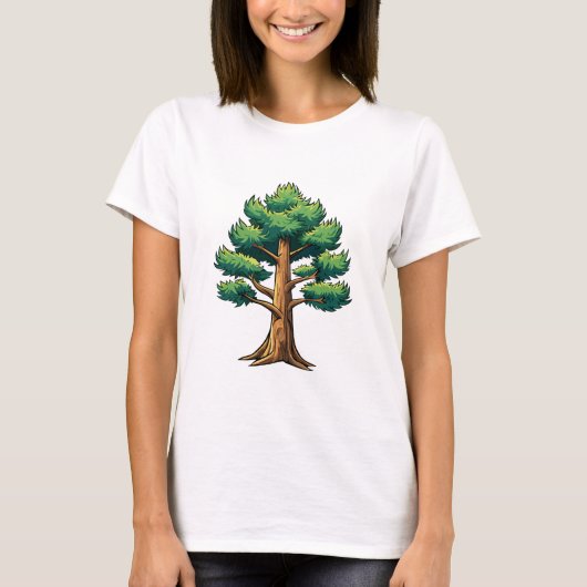 T-shirt Forêt de feuillus persistants (Devant)
