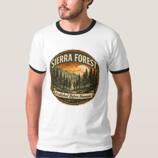 T-shirt Forêt de la Sierra Patinée - Établie Avant les Hum