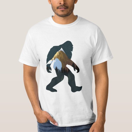 T-shirt Forêt de nuit Bigfoot (Devant)