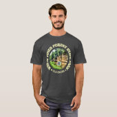 T-shirt Forêt de pins blancs (Devant entier)