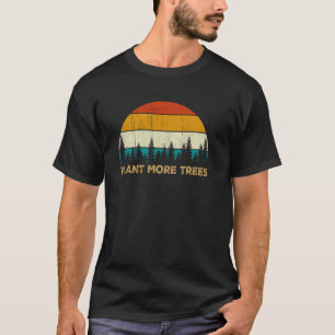 T-shirt Forêt de pins de style rétro vintage des années 80