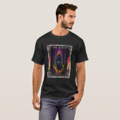 T-shirt Forêt de Tarot de Sorcière mystique Halloween goth (Devant entier)
