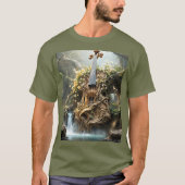 T-shirt Forêt de violon géant Imaginaire mignon (Devant)