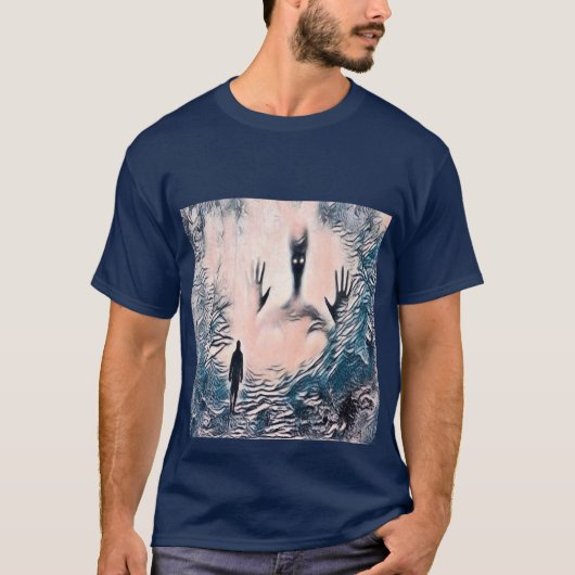 T-shirt Forêt d'imaginaire effrayant (Devant)