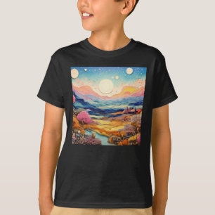 T-shirt Forêt douce Paysages psychédéliques Sublime Nature