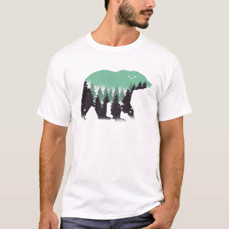 T-shirt Forêt d'ours