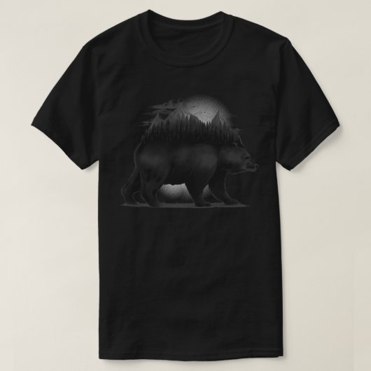T-shirt Forêt d'ours (Design devant)