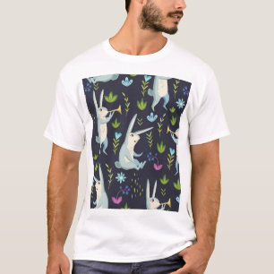 T-shirt Forêt enchantée : Motif sans couture inspiré de la