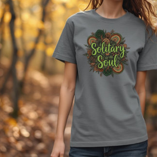 T-shirt Forêt et arc-en-ciel conception sauvage