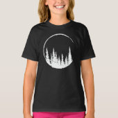 T-shirt Forêt Florale Arbre Arbre Aimant Forêt Arbre (Devant)