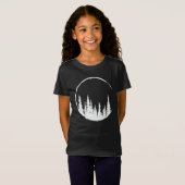 T-Shirt Forêt Florale Arbre Arbre Aimant Forêt Arbre (Devant entier)