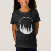 T-Shirt Forêt Florale Arbre Arbre Aimant Forêt Arbre (Devant)