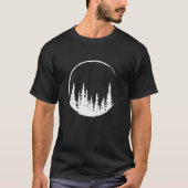 T-shirt Forêt Florale Arbre Arbre Aimant Forêt Arbre (Devant)