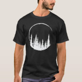 T-shirt Forêt Florale Arbre Arbre Aimant Forêt Arbre (Devant)