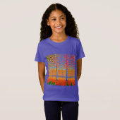 T-Shirt Forêt forestière d'Art Moderne (Devant entier)
