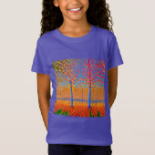 T-Shirt Forêt forestière d'Art Moderne (Devant)