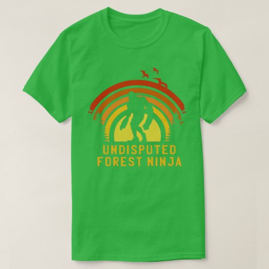 T-shirt Forêt incontestée de Ninja (Design devant)