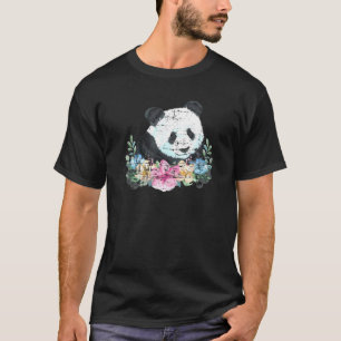 T-shirt Forêt mite Animal Floral Panda Ours Faune Pand