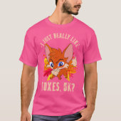 T-shirt Forêt mite Nature Animal Fox Lover Faune Fox (Devant)