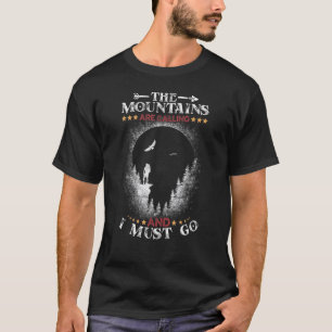 T-shirt Forêt Montagne Extérieur Nature Faune Arbres Ret