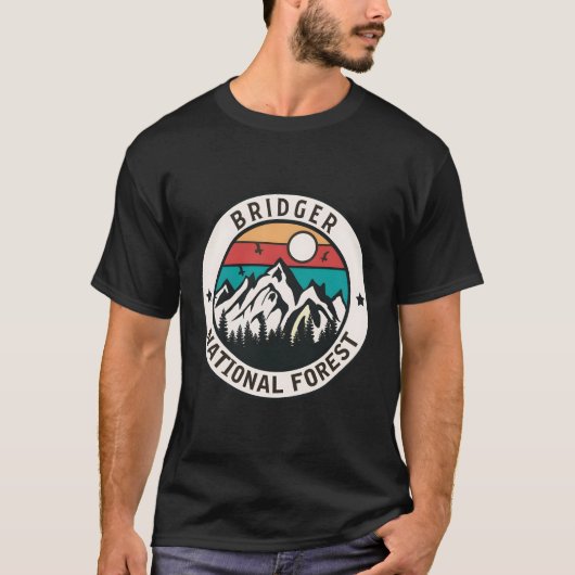 T-shirt Forêt nationale de Bridger (Devant)