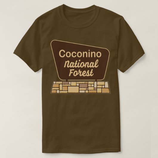 T-shirt Forêt nationale de Coconino 1 (Design devant)