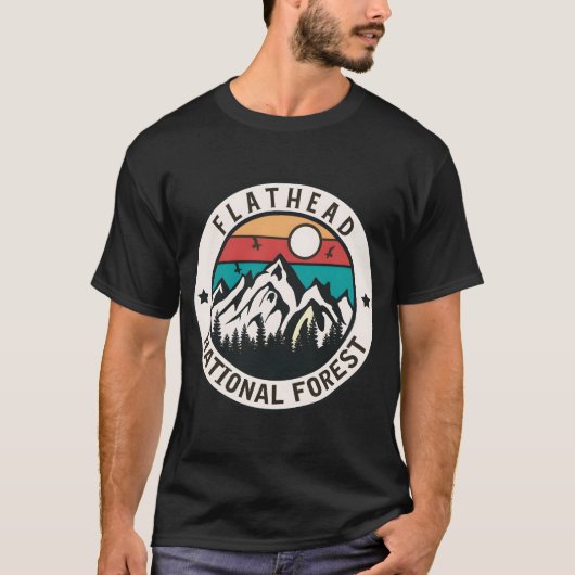 T-shirt Forêt nationale de Flathead (Devant)