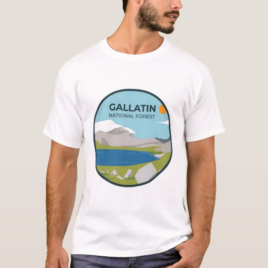 T-shirt Forêt nationale de Gallatin (Devant)